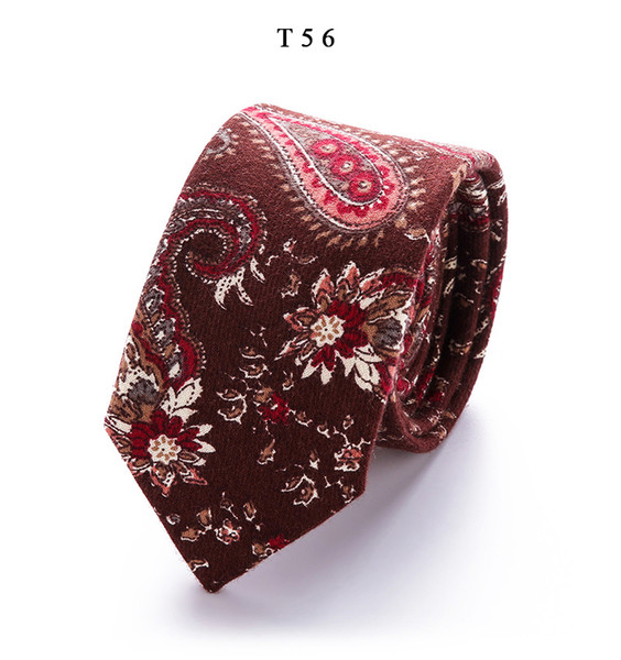 2019 New Accessories Ties For Men Flowers Pattern Men printing Tie Social Wedding Party Formal Tie Men's Clothing Accessories 003