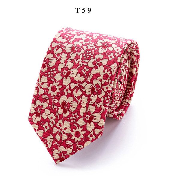 2019 New Accessories Ties For Men Flowers Pattern Men printing Tie Social Wedding Party Formal Tie Men's Clothing Accessories 005