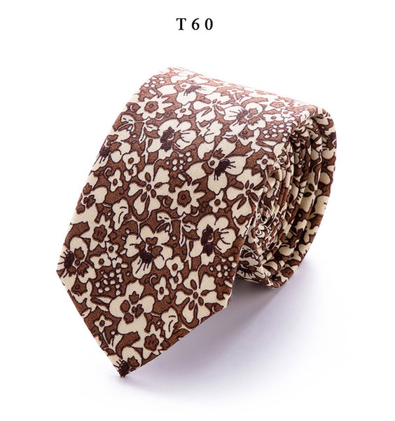 2019 New Accessories Ties For Men Flowers Pattern Men printing Tie Social Wedding Party Formal Tie Men's Clothing Accessories 007