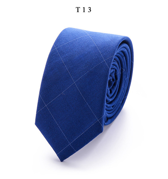 New top Plaid stripe ties Fashion Cotton Paisley Ties For Men Corbatas Slim Suits Vestidos Necktie Party Ties Vintage Printed Gravatas 011