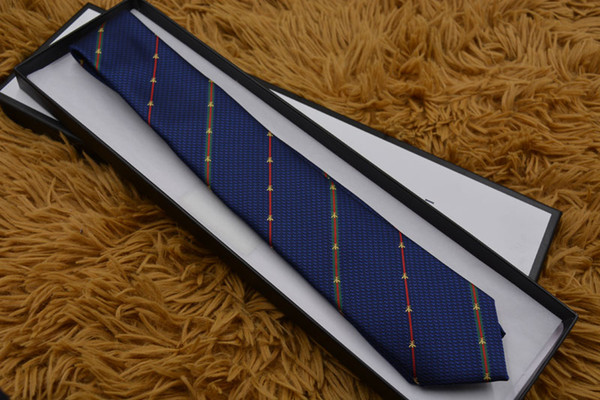 New Styles Fashion Men Ties Silk Tie Mens Neck Ties Handmade Wedding Party letter Necktie Italy 3 Style Business Ties Stripe 972