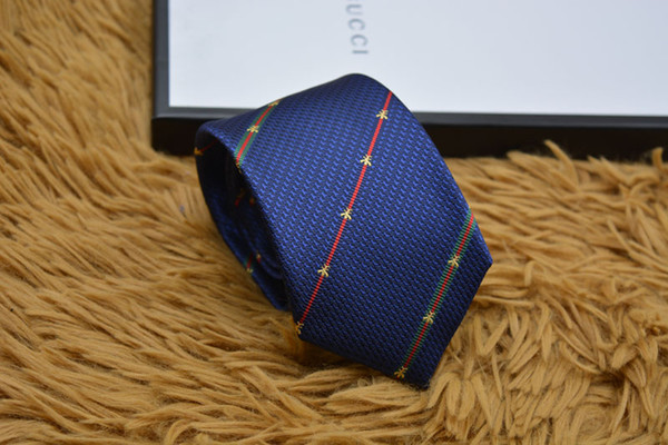 New Styles Fashion Men Ties Silk Tie Mens Neck Ties Handmade Wedding Party letter Necktie Italy 3 Style Business Ties Stripe 971