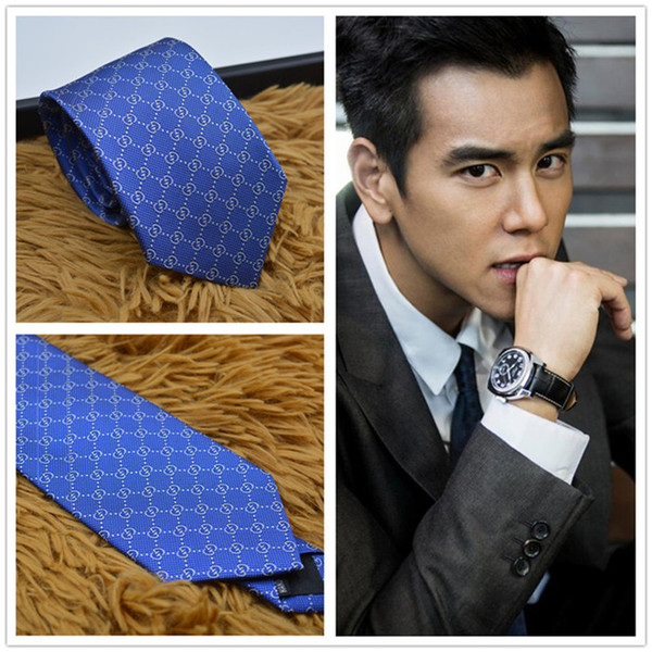 2019 new 8cm classic men's tie silk tie gift box wedding work gift fashion tie