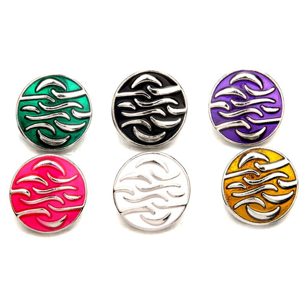 Brand New 18mm DIY alloy Button high quality fashion womens wholesale collocation party gift jewelry rhinestones a69
