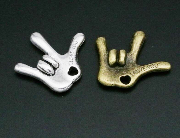 50pcs Heavy Good Quality Antique Silver/Antique Bronze Hand with