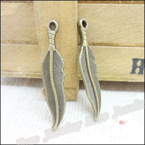 Wholesale 600pcs Vintage Charms Tree leaf Pendant Antique bronze Fit Bracelets Necklace DIY Metal Jewelry Making