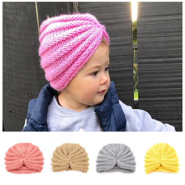 2018 new hot sale Children's India hat, baby knitted cap, autumn and winter hat, Baotou hat