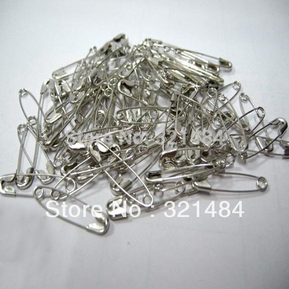 Wholesale! 18mm 5000PCS Dull Silver Plated Garment accessories clothing tag label safety pins