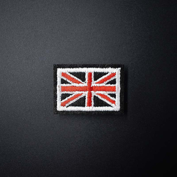 British Flag (Size:2.5x3.5cm) DIY Cloth Badges Mend Decorate Patch Jeans Bag Clothes Apparel Sewing Decoration Applique Patches