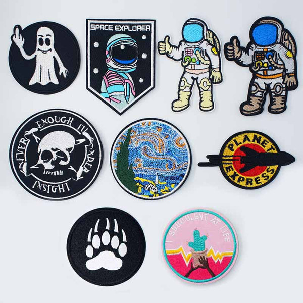 Cosmonaut Pilot Howl Iron clothes stitch sew seam cloth textile adornment decoration garnish of coat topcoat jacket trousers bag