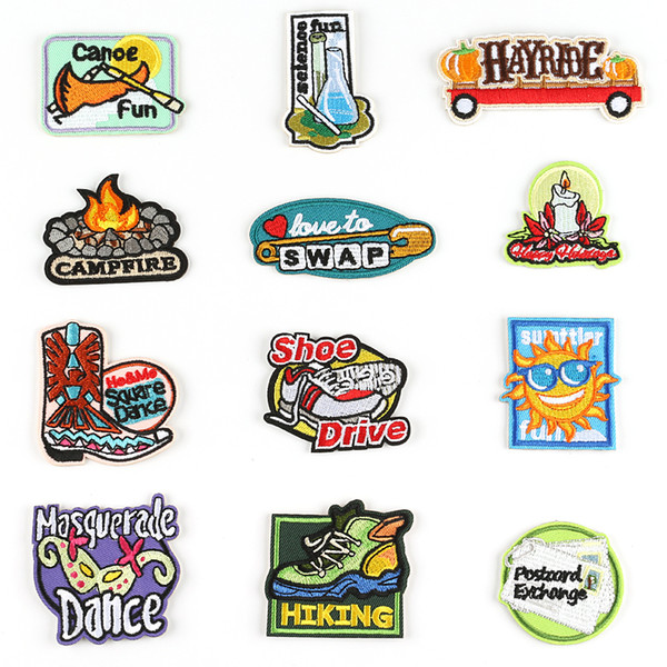 3M Self-adhesive English Alphabet Patches for Jean Jacket Applications for Clothes Stickers Sewing Accessories Shoe Badges @A