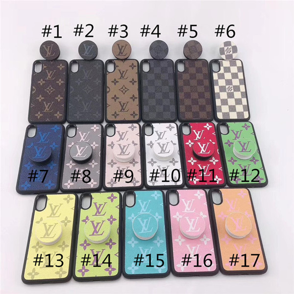 Vintage Cell Phone Cases With Phone Holder Leather For Apple iphne 11 XR Hard Cases Cell Phone Accessories 17 Colors