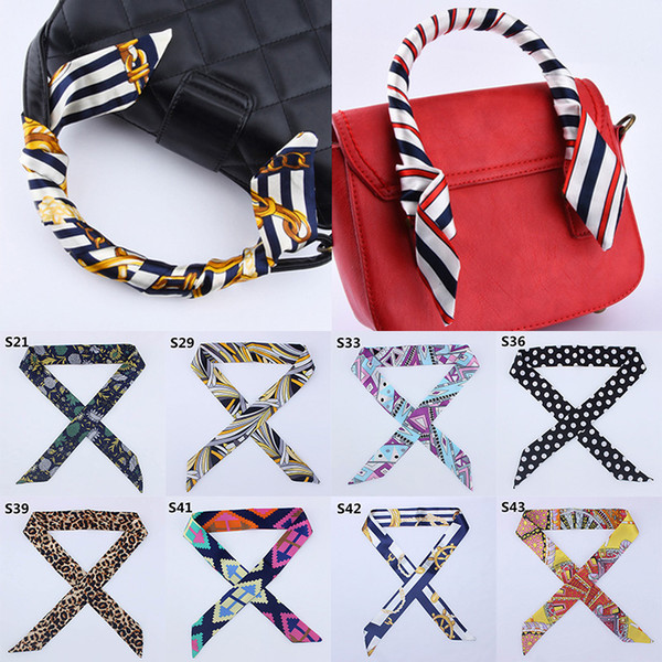 1PC New Headband Slender Decoration Creative Scarf Scarves Neckerchief Accessories Popular Bag Handle Ribbon Tied Belt Women