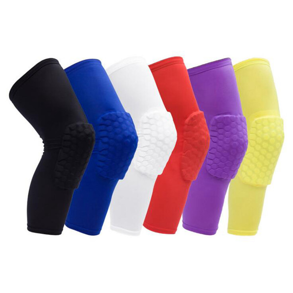 Honeycomb Sports Safety Tapes Volleyball Basketball Knee Pad Compression Socks Knee Wraps Brace Protection Fashion Accessories OOA4869