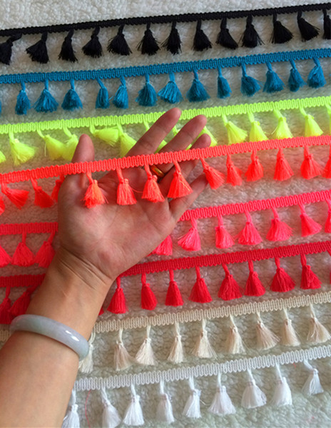 55 yards tassel fringe trims flourish yarn Tassels Trim you pick color trimming tassel with 1