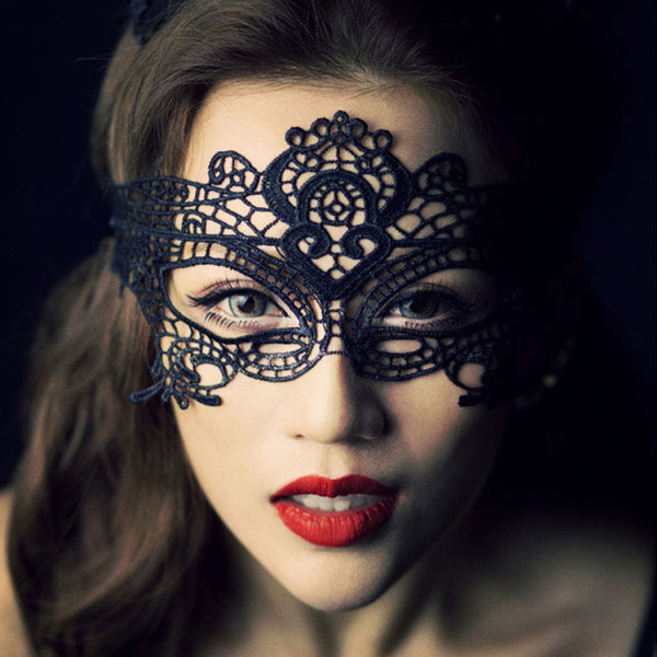 Sexy Lovely Lace Halloween Masquerade Masks Party Masks Venetian Party Half Face Mask for Christmas