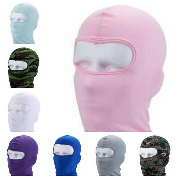 Sport Ski Mask Bicycle Cycling Masks Outdoor Cycling Motorcycle Hats windproof dust Cap Barakra Hat CS Mask Soft Tactical Mask LT90