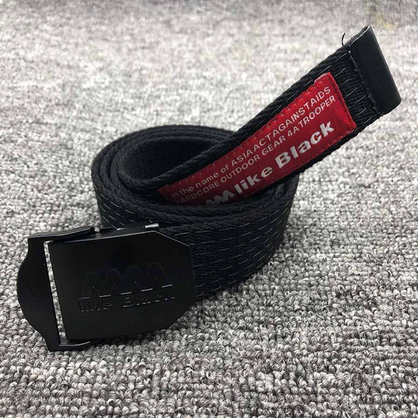 Men&Women Fashion Canvas belt luxury Metal buckle jeans belt belts for male Students strap