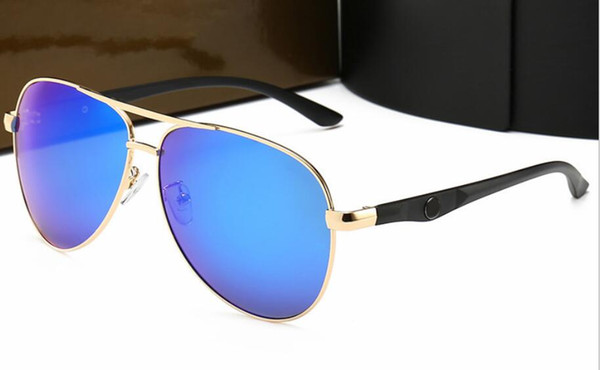 2019 new polarized sunglasses for men with metal frames for men and women driving glasses hd sunglasses