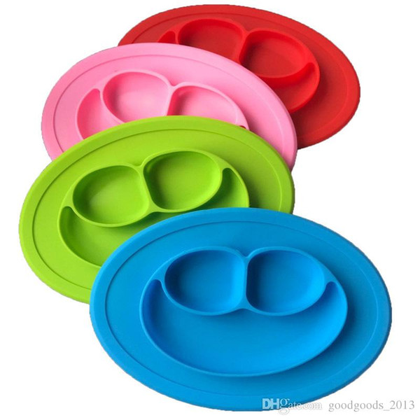 Baby kids Silicone Bowls Food Grade Silicone Non slip anti throw Cute Bowl for Baby One-piece Dish Dining Mat c5000