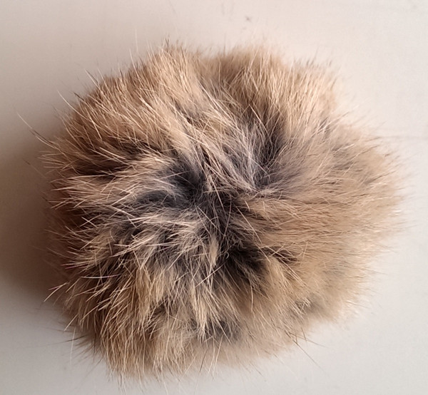 6CM natural brown colour rabbit fur pom poms garments accessories shoes & accessories hat accessory, 50pcs/set, free shipping