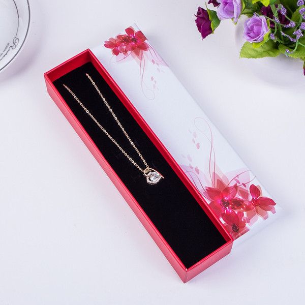 Manufacturer wholesale supply jewelry box high-grade jewelry gift box necklace chain can be customized