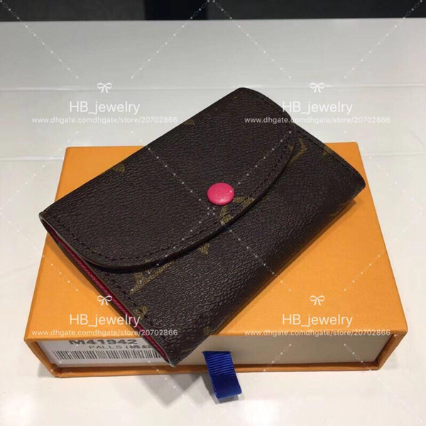 Popular fashion brand High version m41939 wallet Card bag for lady Design Women Party Wedding Lovers gift Luxury bag for Bride With BOX.