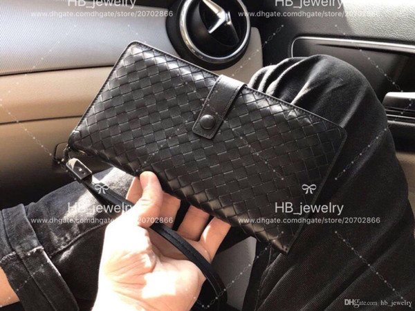 Popular fashion brand High version BV-308 wallet handbag Leather cowhide for men Design Business Casual Lovers gift Luxury bag With BOX.