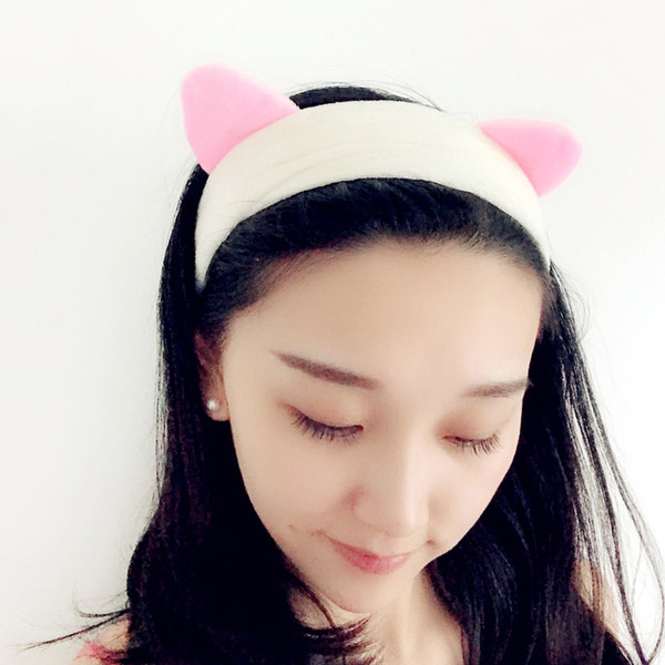 Hot Sale Hair Accessories Hairband Turban Coral Fleece Soft Bow Headband Hair Bands for Women Hair Holder Headwear