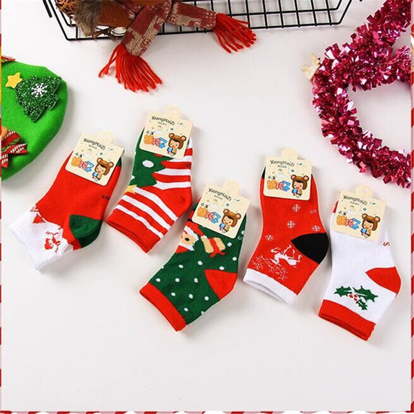 Hot Sale and Brand New Fashion Children Wholesale Autumn and Winter New Christmas Baby Stockings Boys and Girls