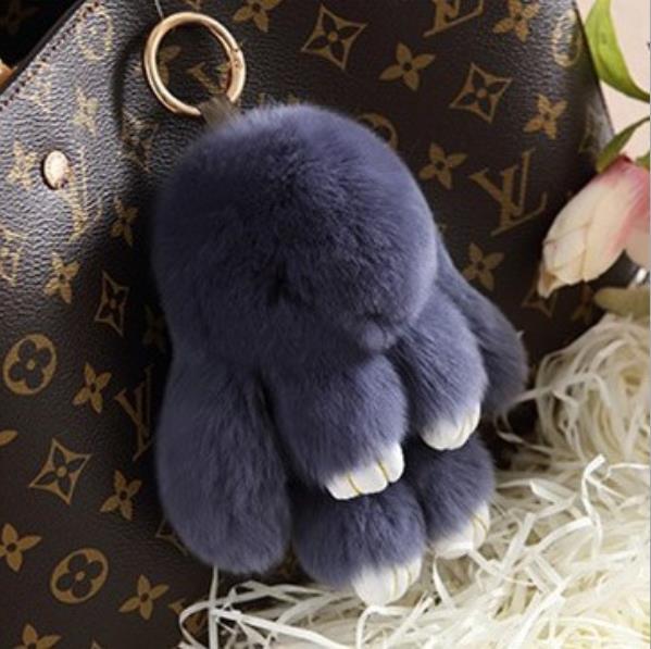 Simulation rabbit hair Bunny pendant Lady Bag Leather Pendant 18 cm