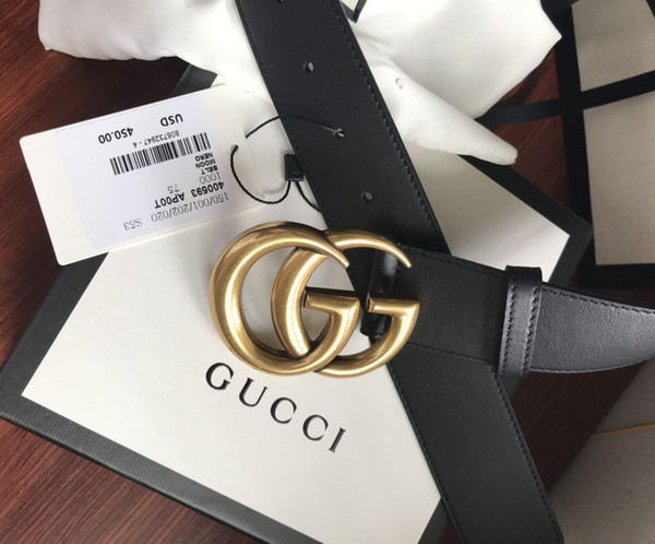 Top quality 2019 Designer Belts Men and Women Fashion Belt Leather Belt Gold Silver and Black Buckle Genuine Leather belts men with box