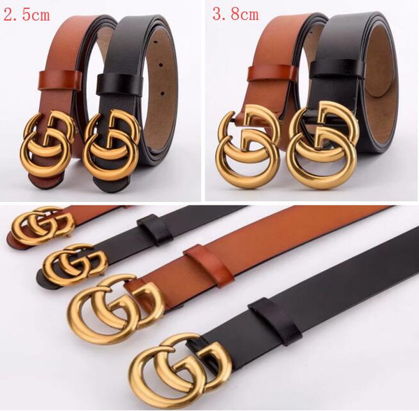 G# buckle genuine leather belt designer belts men women high quality new mens belts luxury brand belt free shippingg 02