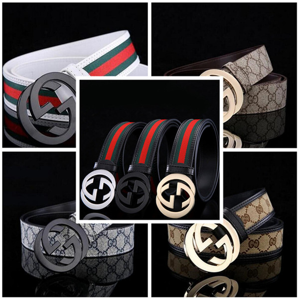 Top fashion brand luxury designer mens high quality buckle belts for men women genuine leather belt man waist belt