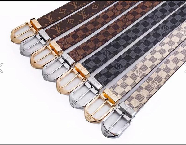 Hot selling 2018 Fashion yellow bee Buckle Men Women Designer Belts European Style High Brand waistbands Real Leather girdle for gift