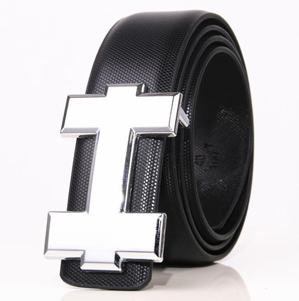Top Brand men belts style High Quality Men Belt Cowhide Genuine Leather Belts For Men Luxury smooth Buckle Belts hmes free shipping