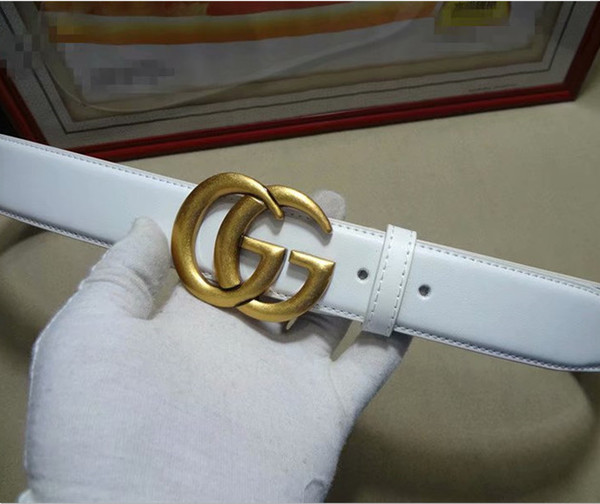 Top quality belt 2018 fashion brand designer real leather buckel belt men and women luxury Big buckle belts free shipping