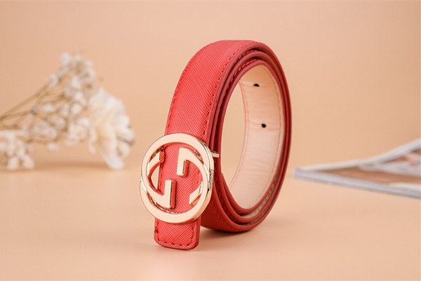 2018 Hot Sale Children Waistbands Fashion Kids Smooth Buckle PU Belts Baby Boys Girls Classic Waistband