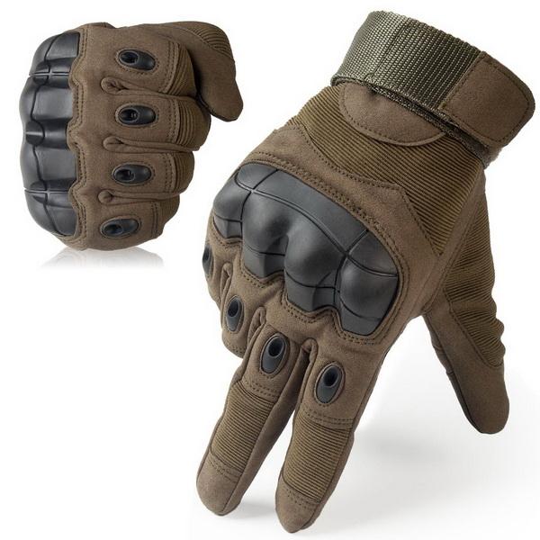 Wholesale Outdoor Sports Tactical Gloves Full Finger for Hiking Riding Cycling Men's Gloves Armor Protection Shell