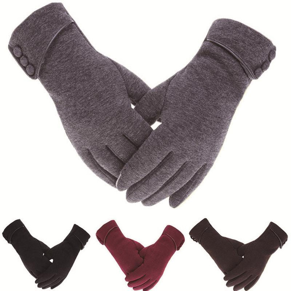 Women Men Touch Screen Winter Gloves Autumn Warm Gloves Wrist Mittens Driving Ski Windproof Glove luvas guantes handschoenen