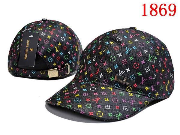 Fashion Men Women L Cap Brand Designer Sports Hats M Leather Baseball Caps Hip Hop Superm Snapbacks Cool Pattern Metal Hats New Hat