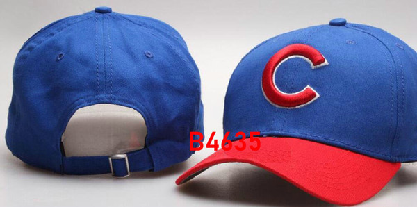 New Brand Cap Hip Hop Cubs hat strapback men women Baseball Caps Snapback Solid Cotton Bone European American Fashion hats