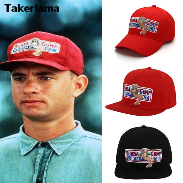 Takerlama 1994 Bubba Gump Shrimp CO. Baseball Hat Forrest Gump Costume Cosplay Embroidery Snapback Cap Men&Women Summer Cap