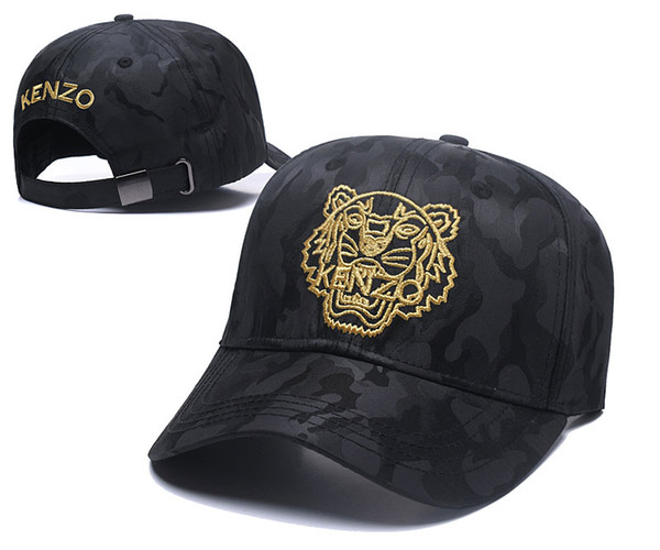 2018 Designer Mens Baseball Caps New Brand Tiger Head Hats Gold Embroidered bone Men Women casquette Sun Hat gorras Sports Cap Drop Shipping