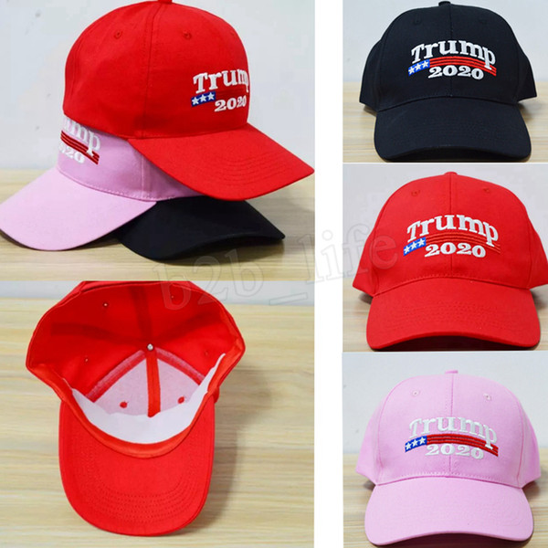 Trump Baseball Caps Hats Embroidery Trump 2020 Make America Great Again Caps Adults Sports Hat New Designer Hat MMA806 300pcs
