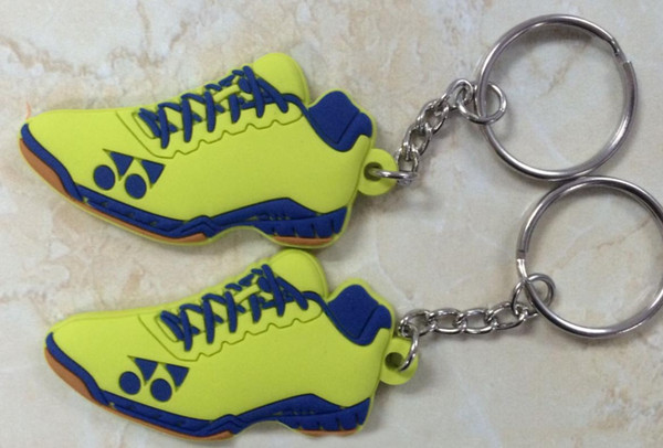 Creative PVC rubber shoe key ring animation key ring wholesale custom