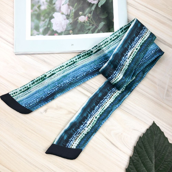 ELENI&ANNIE 34 Inch Skinny Scarf Hair Handbag Handle Wrap Ribbon Wrist Wrap,Neck Tie,Handle Ribbon,designer scarf