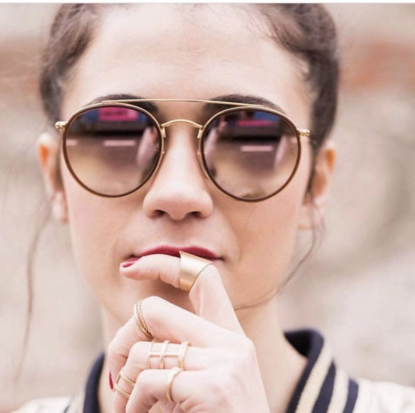 High Quality Brand Design sunglass Fashion Men Women Sunglasses UV400 Protection Outdoor Sun Glasses Retro Eyewear rb3647 With Box and Case