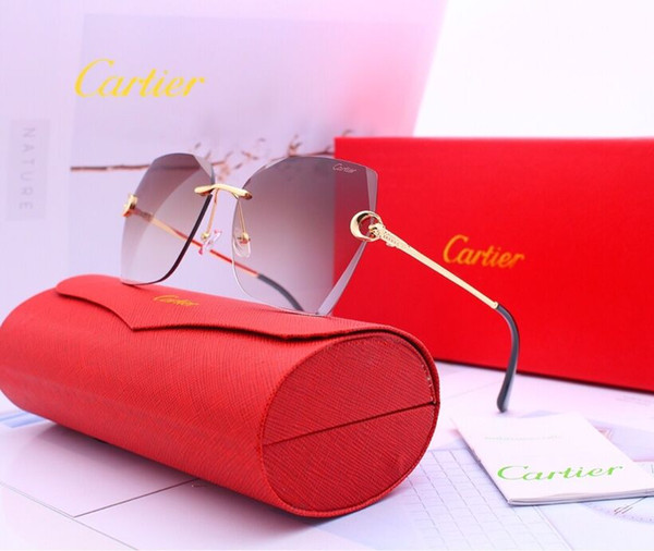 0083 Popular Sunglasses Luxury Women Brand Designer 0083S Square Summer Style Full Frame Top Quality UV Protection Mixed Color Come With Box