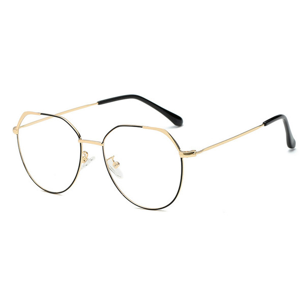 Mincl/Ultralight irregular myopia glasses frame trend personalized reading glasses frame comfortable graduate optical glass YXR
